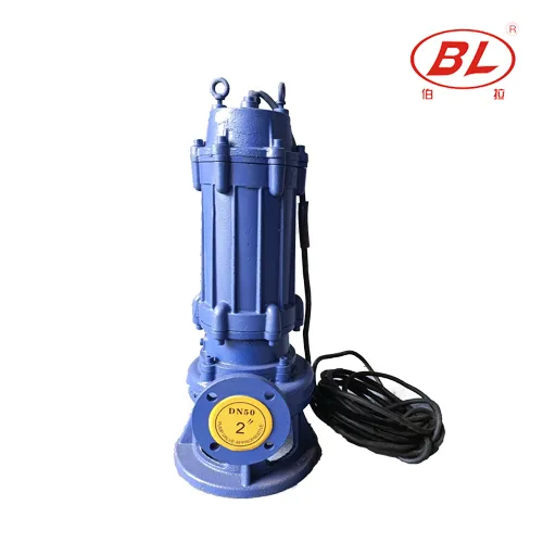 WQ Submersible Sewage Pump for Dewatering